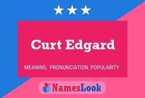 Curt Edgard Naam Poster