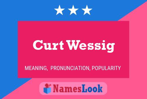 Curt Wessig Naam Poster