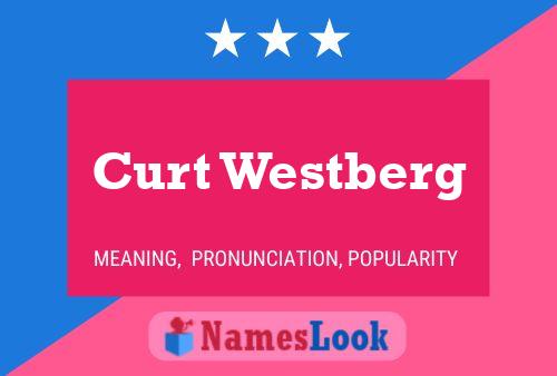 Curt Westberg Naam Poster