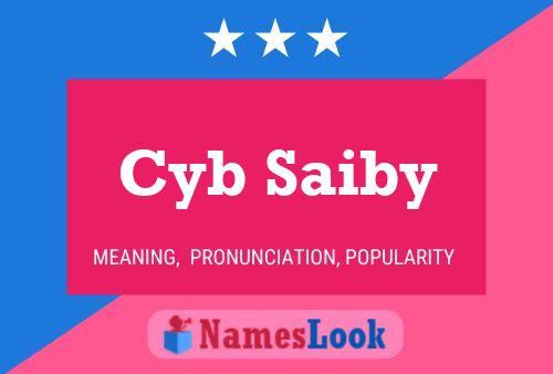 Cyb Saiby Naam Poster