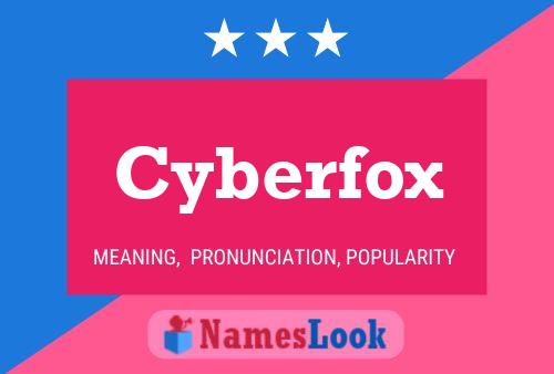 Cyberfox Naam Poster