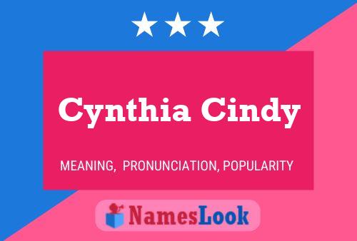 Cynthia Cindy Naam Poster