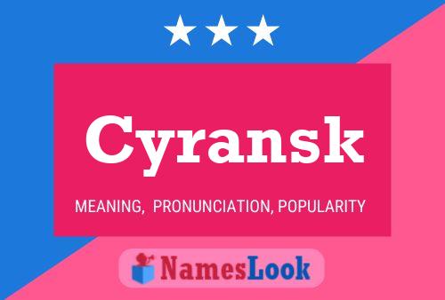 Cyransk Naam Poster