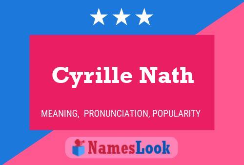 Cyrille Nath Naam Poster