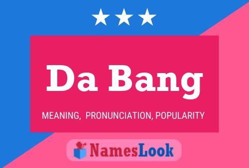 Da Bang Naam Poster