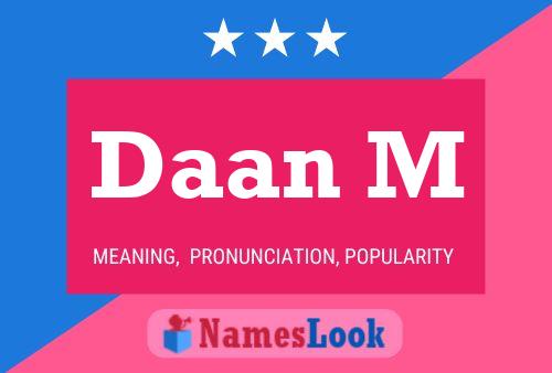 Daan M Naam Poster