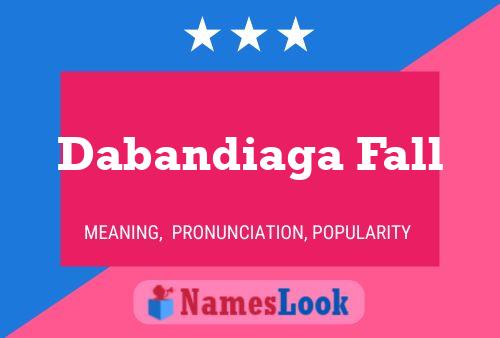 Dabandiaga Fall Naam Poster