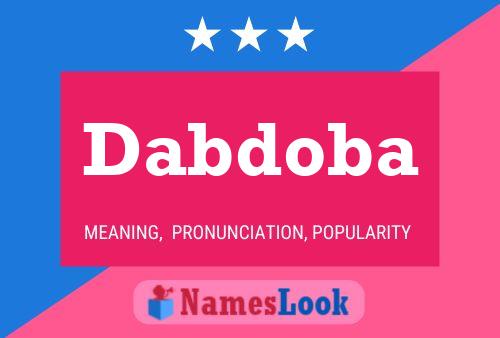 Dabdoba Naam Poster