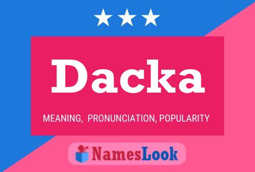 Dacka Naam Poster