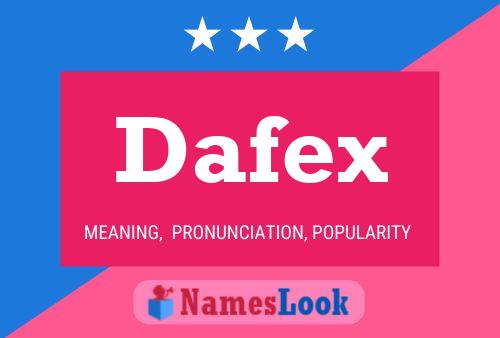 Dafex Naam Poster