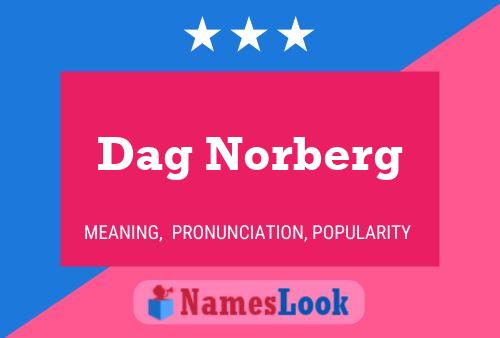 Dag Norberg Naam Poster