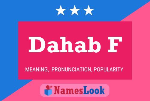 Dahab F Naam Poster