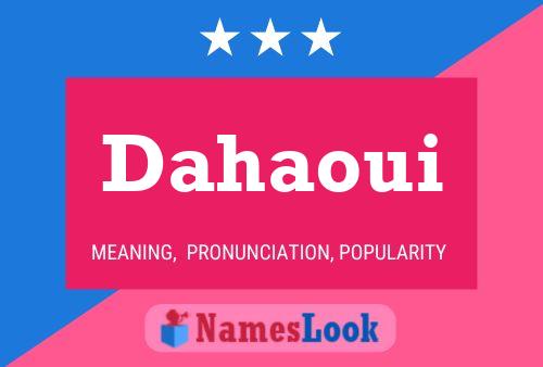 Dahaoui Naam Poster