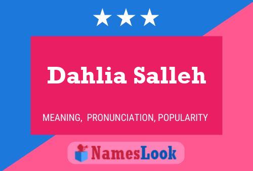 Dahlia Salleh Naam Poster