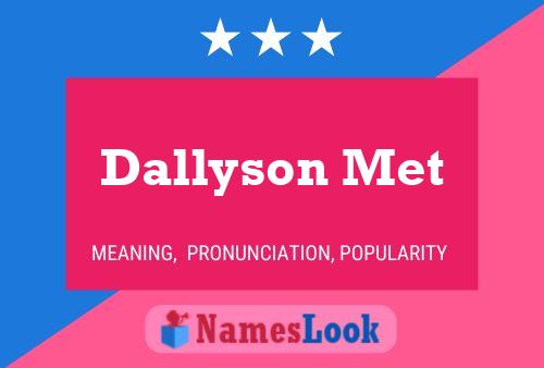 Dallyson Met Naam Poster