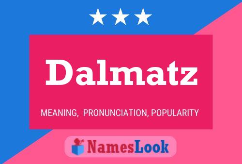 Dalmatz Naam Poster