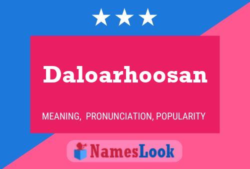 Daloarhoosan Naam Poster