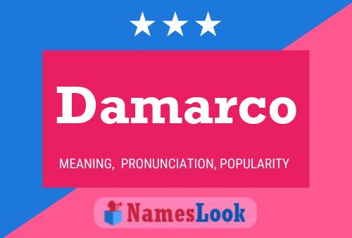 Damarco Naam Poster