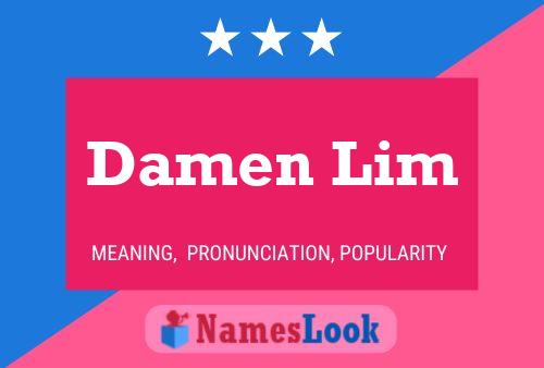 Damen Lim Naam Poster