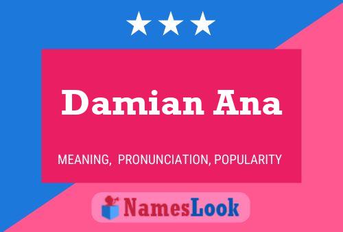 Damian Ana Naam Poster