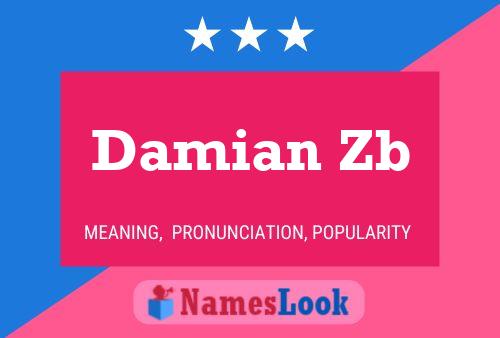 Damian Zb Naam Poster