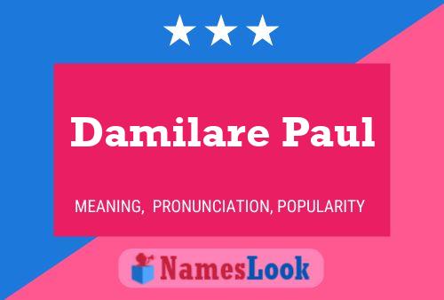 Damilare Paul Naam Poster