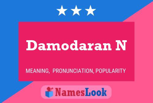 Damodaran N Naam Poster