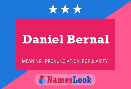 Daniel Bernal Naam Poster