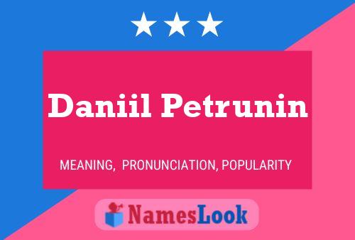 Daniil Petrunin Naam Poster