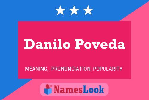 Danilo Poveda Naam Poster