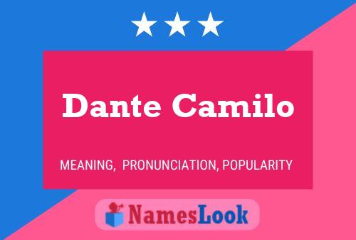 Dante Camilo Naam Poster