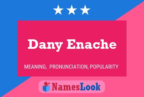 Dany Enache Naam Poster