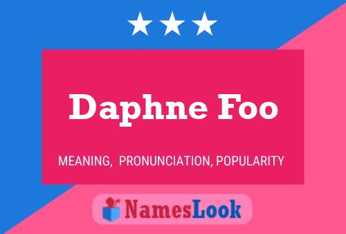 Daphne Foo Naam Poster