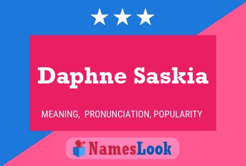 Daphne Saskia Naam Poster