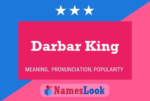 Darbar King Naam Poster