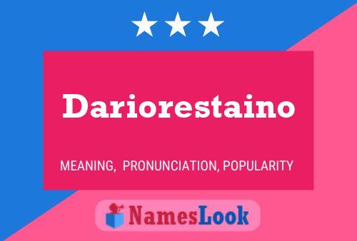 Dariorestaino Naam Poster