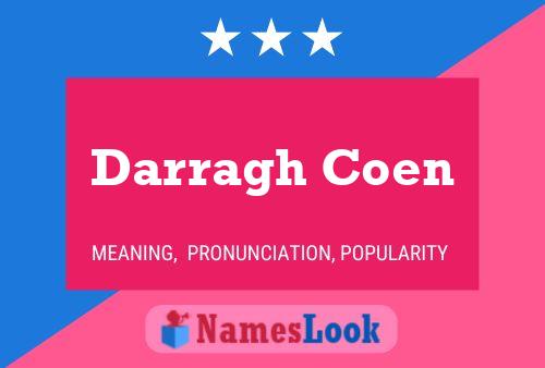 Darragh Coen Naam Poster