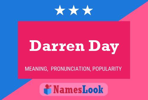 Darren Day Naam Poster