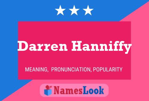 Darren Hanniffy Naam Poster