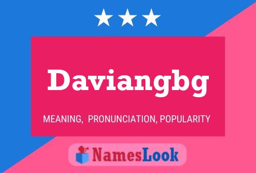 Daviangbg Naam Poster