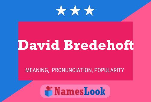 David Bredehoft Naam Poster