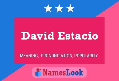 David Estacio Naam Poster