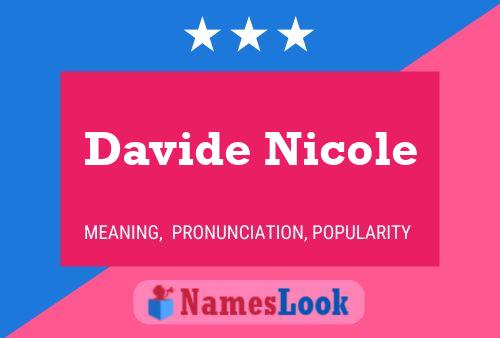 Davide Nicole Naam Poster