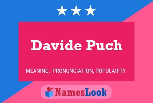 Davide Puch Naam Poster