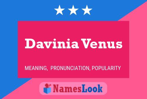 Davinia Venus Naam Poster