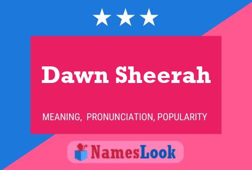 Dawn Sheerah Naam Poster