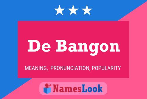 De Bangon Naam Poster