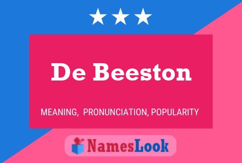 De Beeston Naam Poster