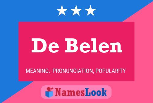 De Belen Naam Poster