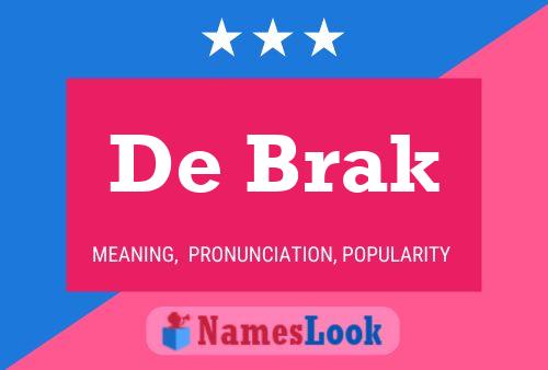 De Brak Naam Poster